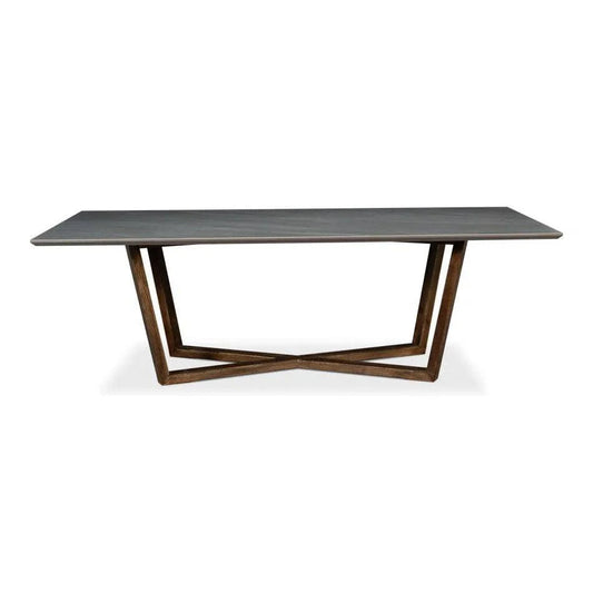 Sarreid Double Pedestal Dining Table for 8