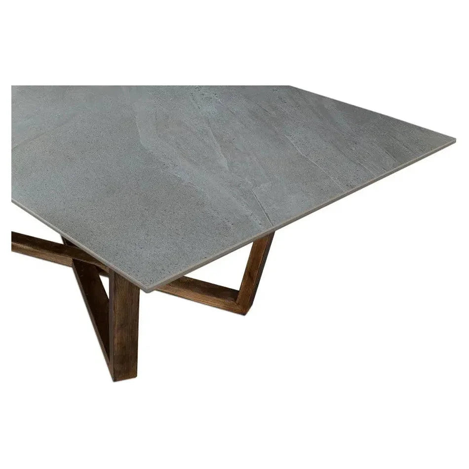 Sarreid Double Pedestal Dining Table for 8