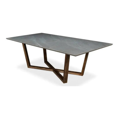 Sarreid Double Pedestal Dining Table for 8
