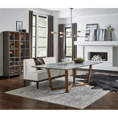 Sarreid Double Pedestal Dining Table for 8