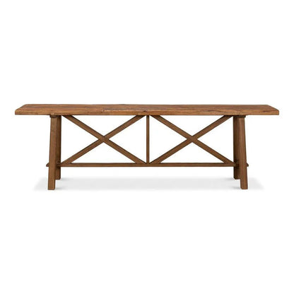 Double X Base Console Sofa Table - LOOMLAN - Sarreid - Console Tables