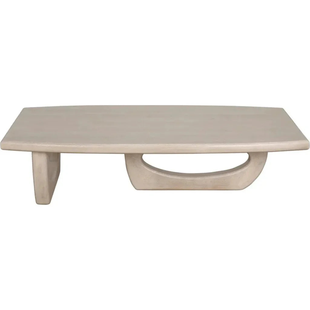 Noir Douglas Rectangular Wood Coffee Table