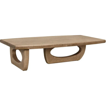 Noir Douglas Rectangular Wood Coffee Table