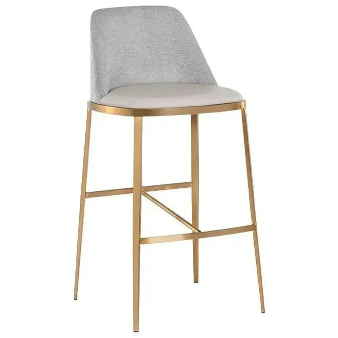 SUNPAN Dover Leather Luxurious Barstool