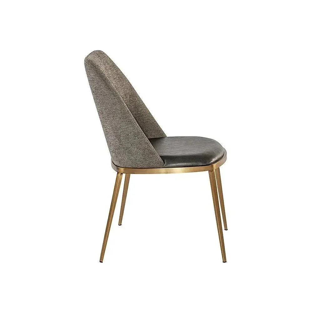 SUNPAN Dover Leather Luxurious Dining Chair 2PC