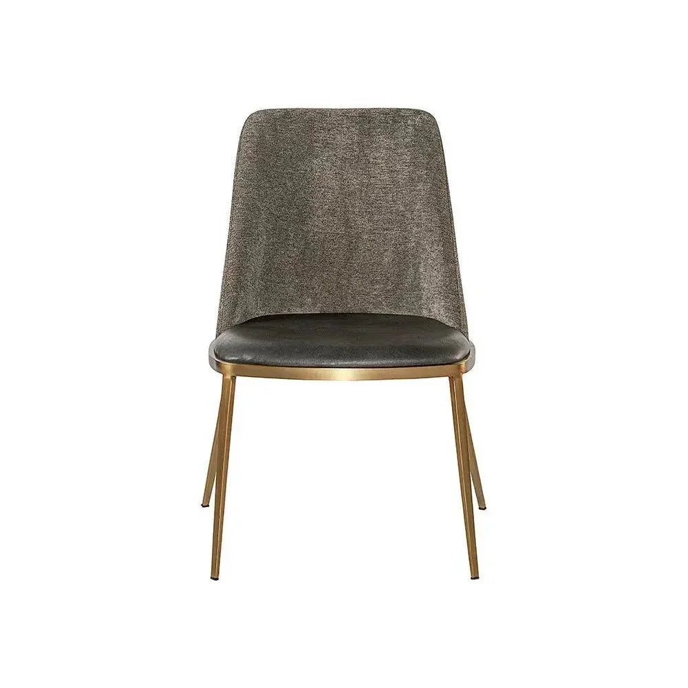 SUNPAN Dover Leather Luxurious Dining Chair 2PC