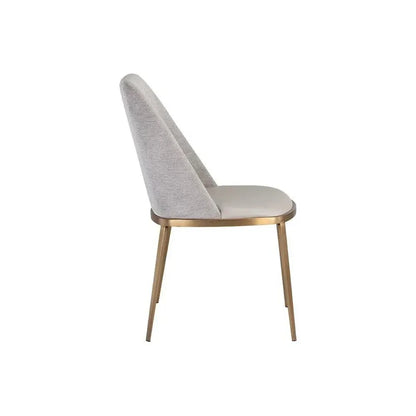SUNPAN Dover Leather Luxurious Dining Chair 2PC