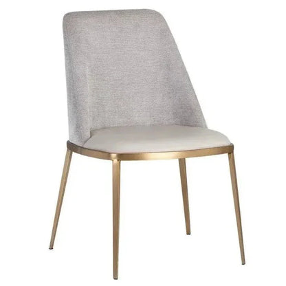 SUNPAN Dover Leather Luxurious Dining Chair 2PC