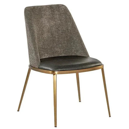 SUNPAN Dover Leather Luxurious Dining Chair 2PC