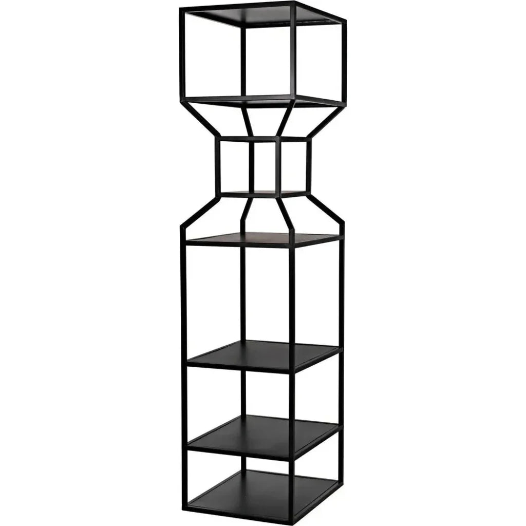 Downtown Black Metal Etagere
