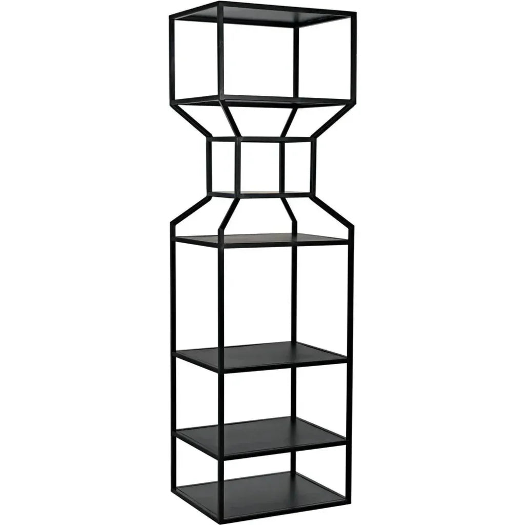 Downtown Black Metal Etagere
