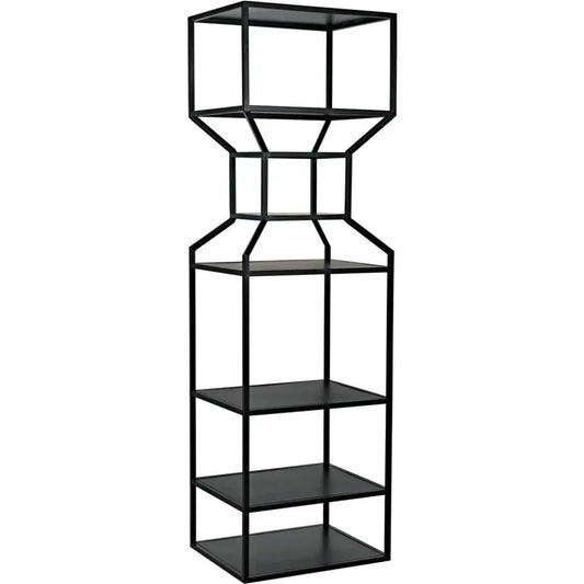 Downtown Black Metal Etagere