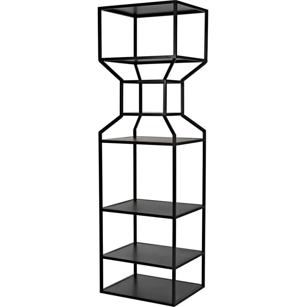 Downtown Black Metal Etagere