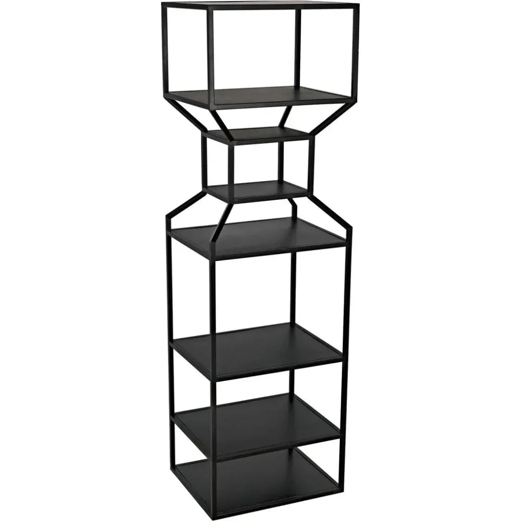 Downtown Black Metal Etagere