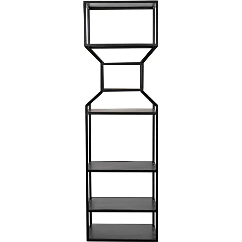 Downtown Black Metal Etagere