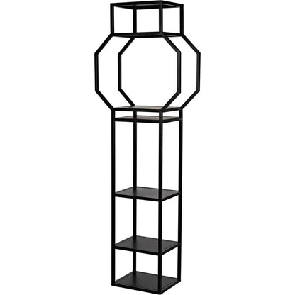 Downtown Black Metal Etagere