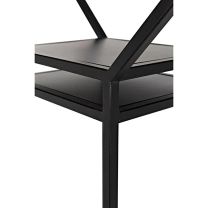 Downtown Black Metal Etagere