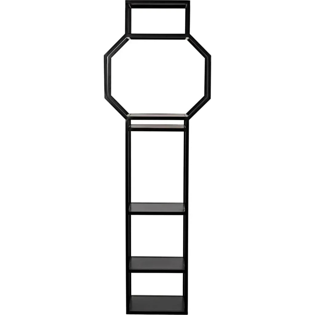Downtown Black Metal Etagere