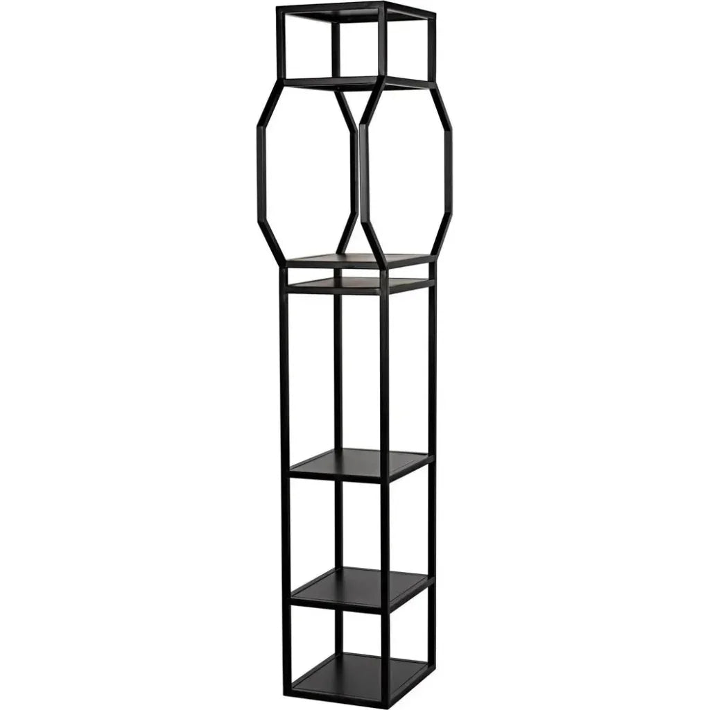 Downtown Black Metal Etagere