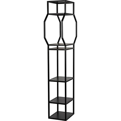 Downtown Black Metal Etagere