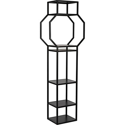 Downtown Black Metal Etagere