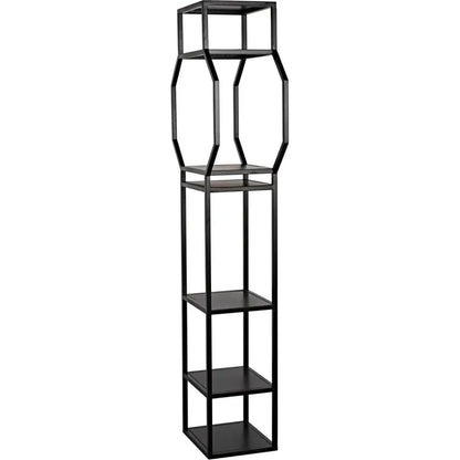 Downtown Black Metal Etagere