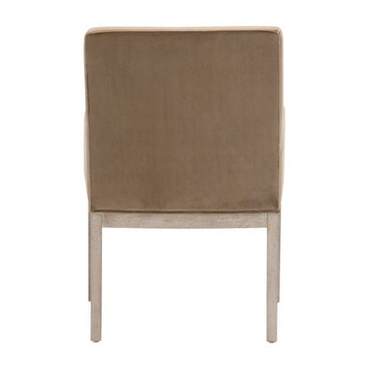Essentials For Living Drake Cotton Brown Arm Chair