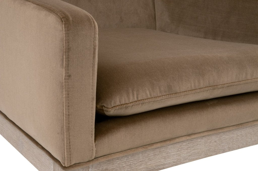 Drake Cotton Brown Counter Stool - LOOMLAN - Essentials For Living - Counter Stools