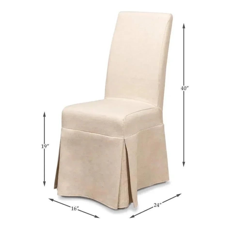 Sarreid Draped Dining Chairs Set of 2