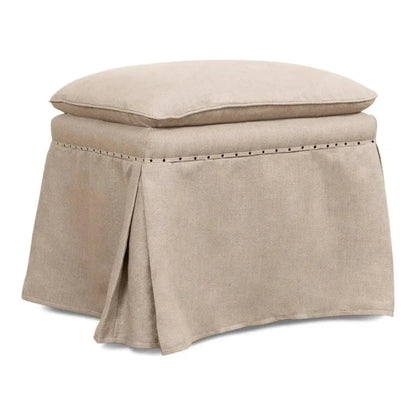 Sarreid Draped Skirted Ottoman (Set of 2)