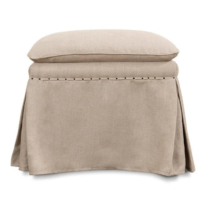 Sarreid Draped Skirted Ottoman (Set of 2)