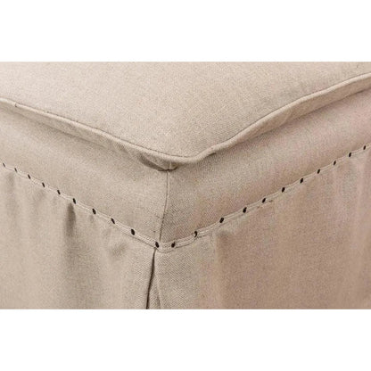 Sarreid Draped Skirted Ottoman (Set of 2)
