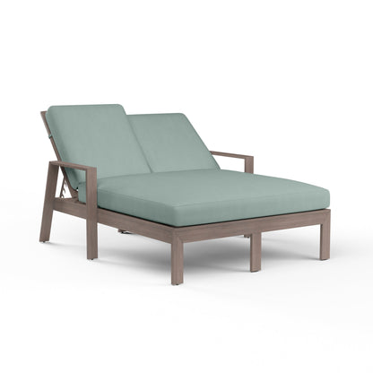 Laguna Sunbrella Upholstered Outdoor Double Chaise Lounge