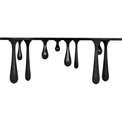 Noir Drop Design Wooden Console Table