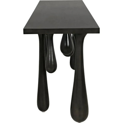 Noir Drop Design Wooden Console Table