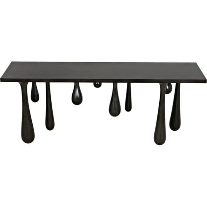 Noir Drop Design Wooden Console Table