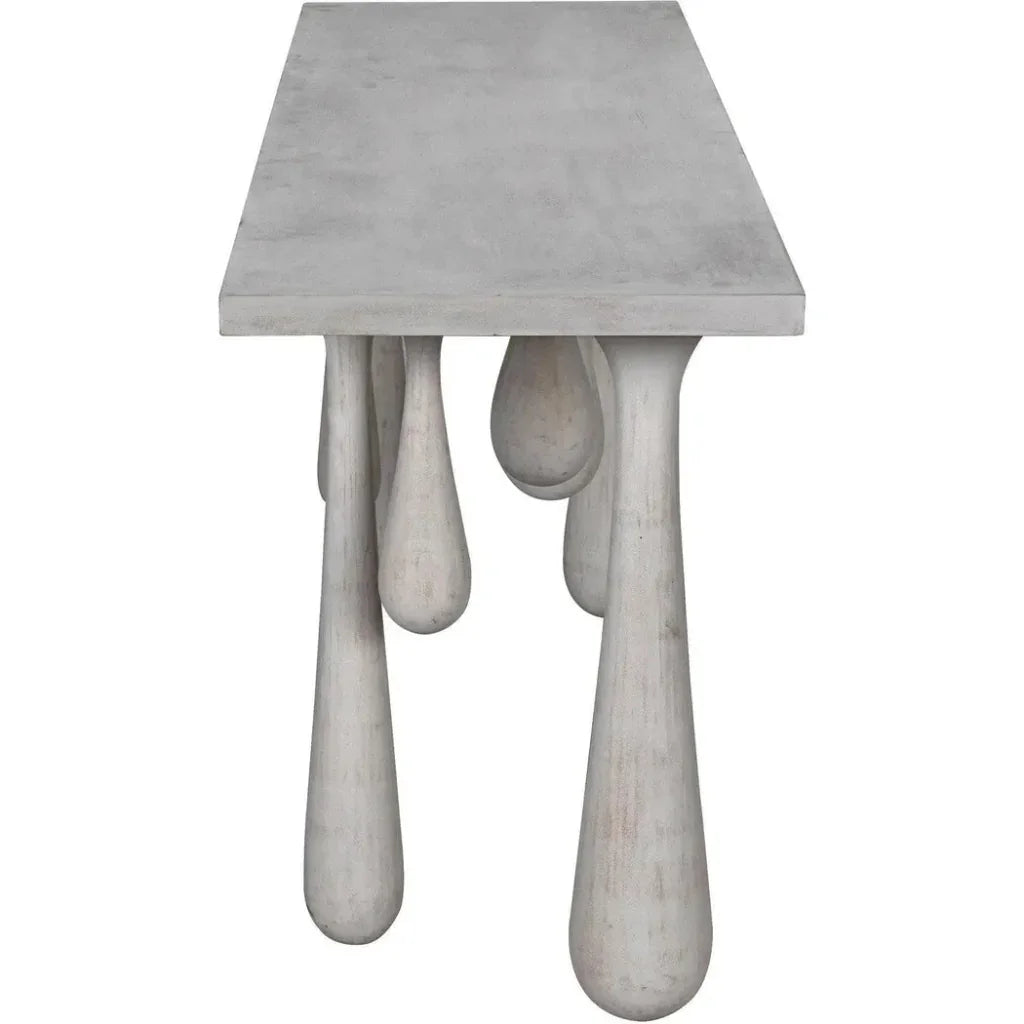 Noir Drop Design Wooden Console Table