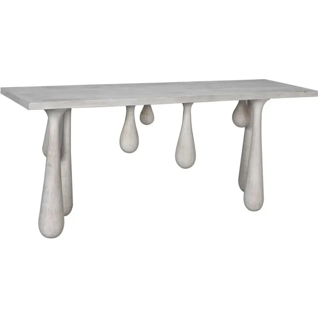 Noir Drop Design Wooden Console Table
