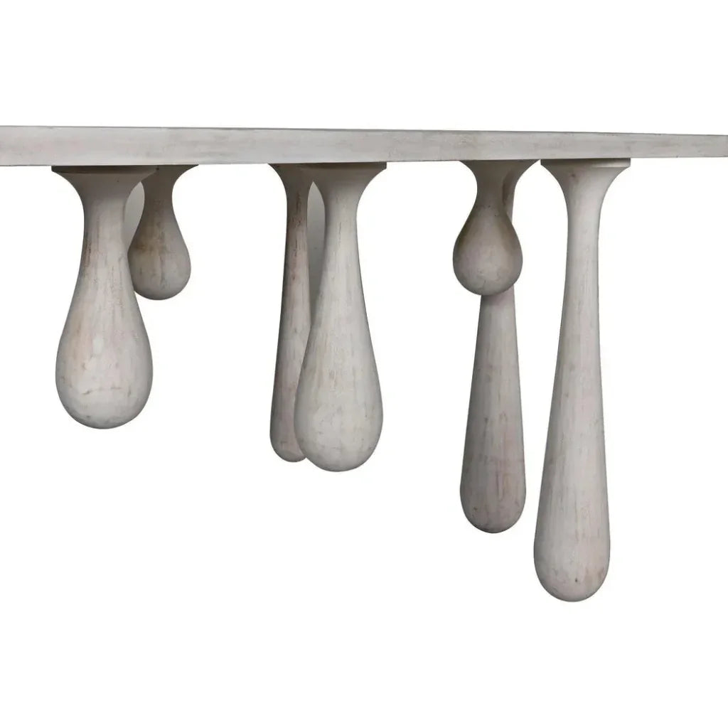 Noir Drop Design Wooden Console Table
