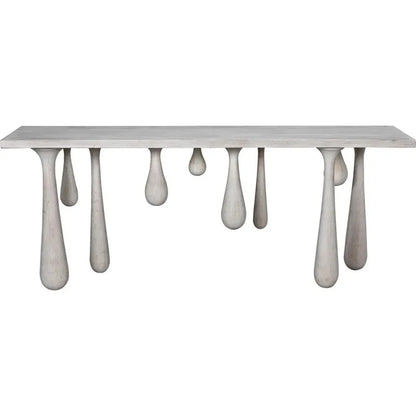 Noir Drop Design Wooden Console Table