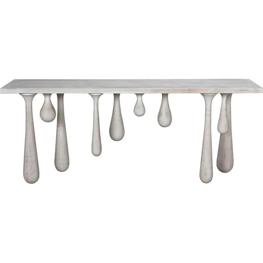 Noir Drop Design Wooden Console Table