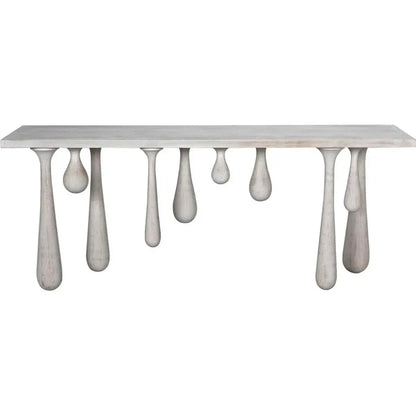 Noir Drop Design Wooden Console Table