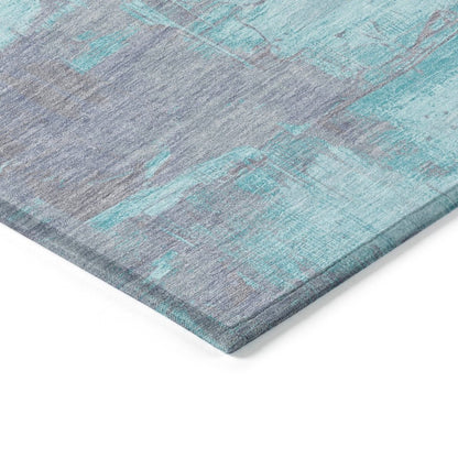 LOOMLAN Rugs Duskaria Orange Washable Indoor-Outdoor Rug