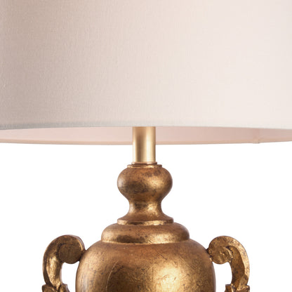 Chelsea House Gosford Wooden Gold Table Lamp