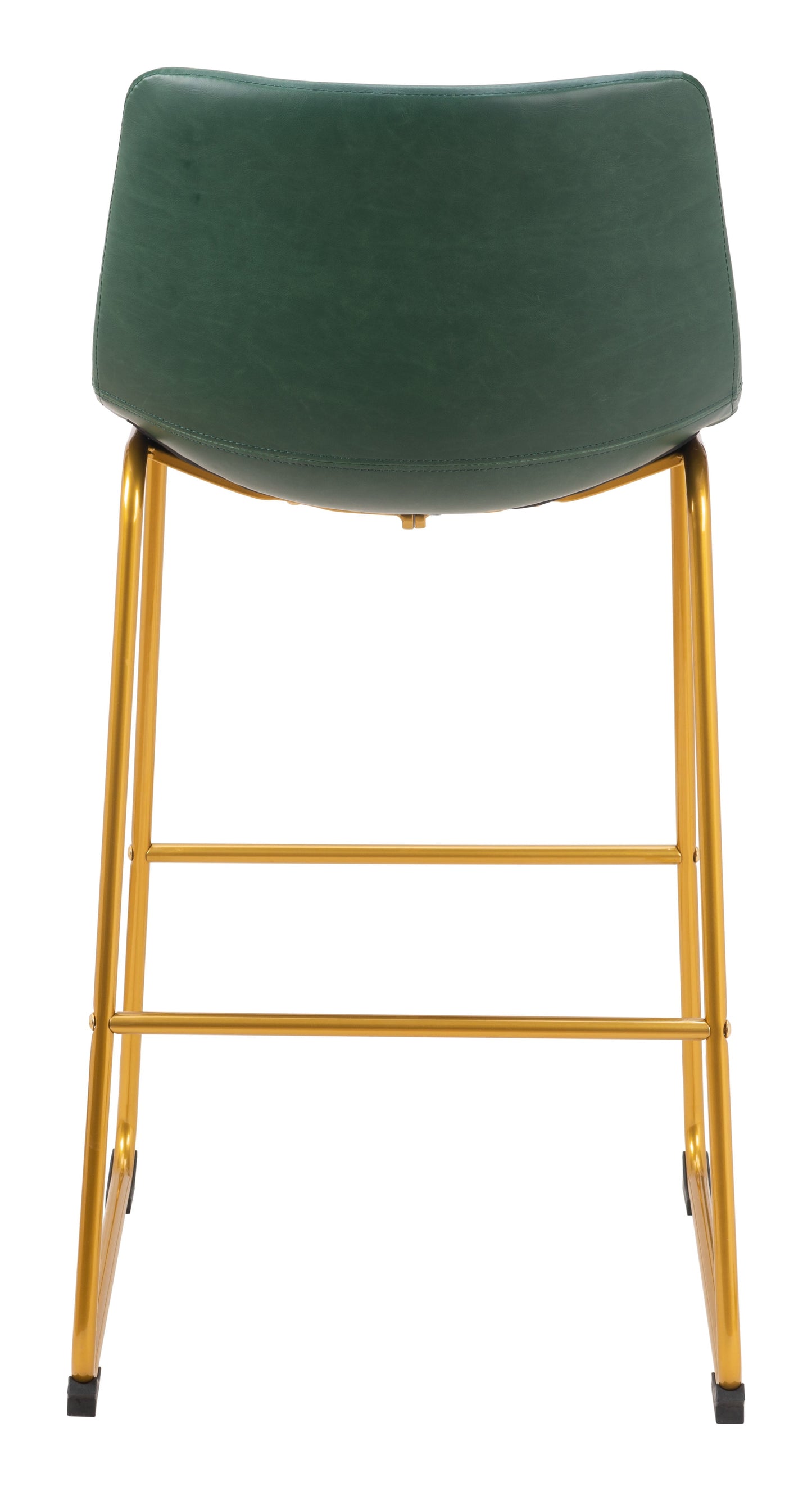 Augusta Leather Upholstered Barstool (Set of 2)