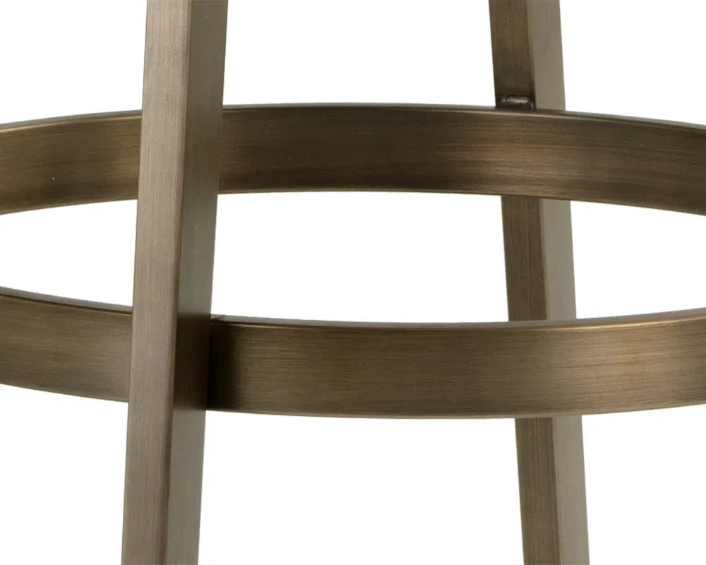 SUNPAN Arizona Leather Swivel Counter Stool