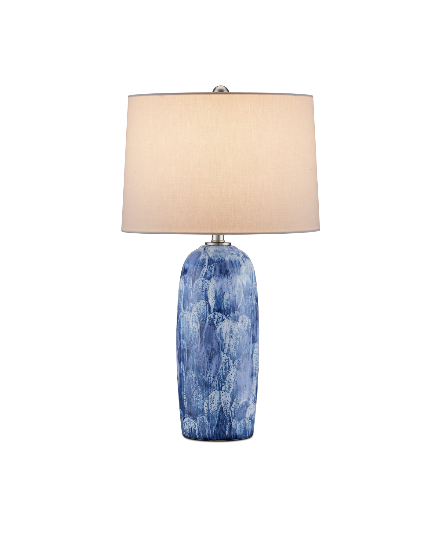 Pallas Ceramic Blue Table Lamp