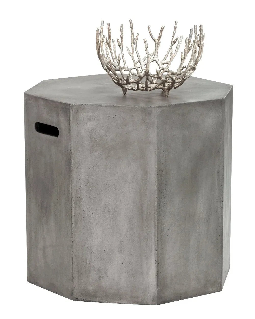 Ollo End Table Contemporary Concrete For Indoor Outdoor