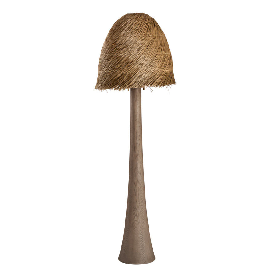 Wildwood Tulum Sculptural Wood Base Floor Lamp
