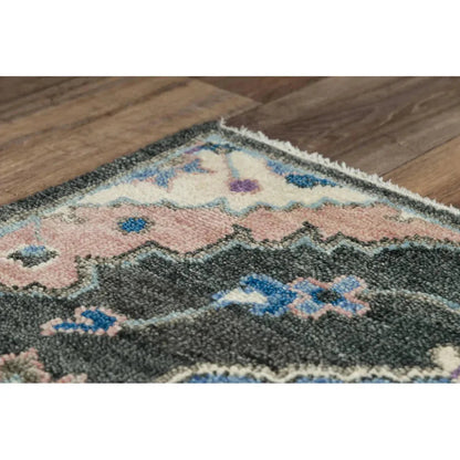 Cogo Geometric Charcoal Large Area Rugs For Living Room -- charcoal